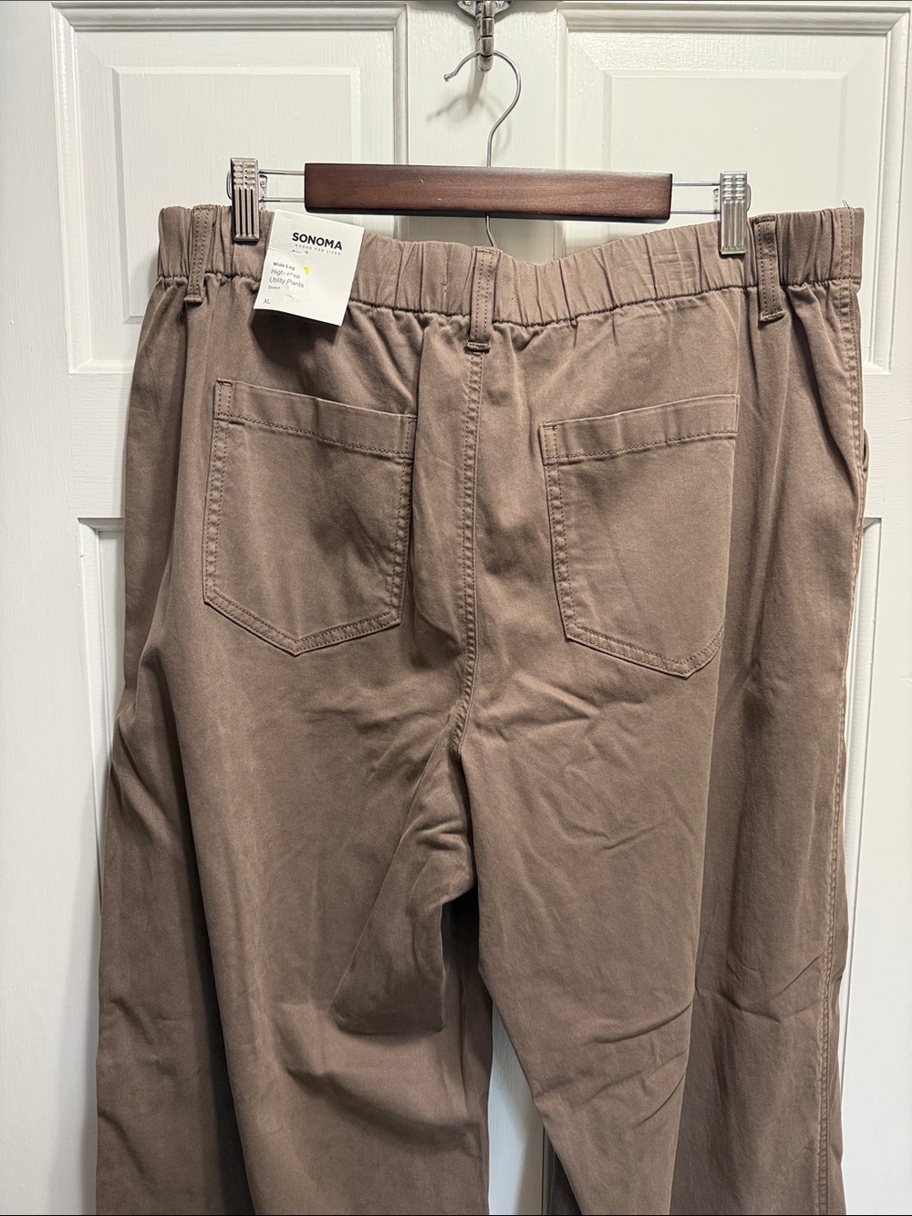 Sonoma wide leg high rise stretch utility pants - Picture 3 of 9